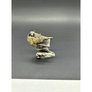 Franklin Mint Chief Joseph Pewter Statue by Jim Ponter 1992 Native American Art‎